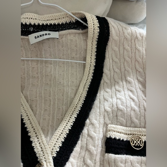 Sandro wool cardigan - Picture 2 of 3